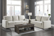 Morelia Beige Casual Solid Wood And Plywood Chenille Fabric Upholstery 2Pc Set: Sofa, Love - Ella Furniture