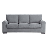 Morelia Gray Casual Contemporary Solid Wood And Plywood Chenille Fabric Upholstery Sofa - Ella Furniture