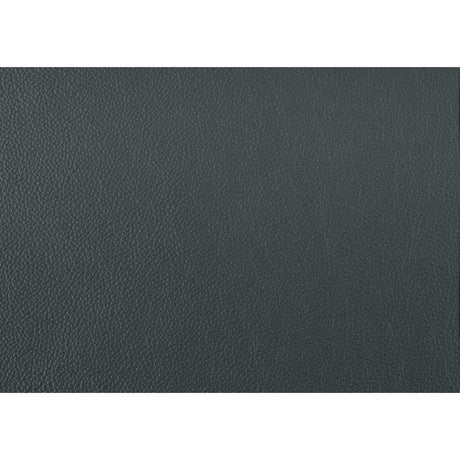 Mischa Dark Gray 100% Top Grain Leather Where The Body Touches, All Else Faux Leather Sofa - Ella Furniture