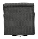 Zarina Graphite Chenille Accent Chair - Ella Furniture