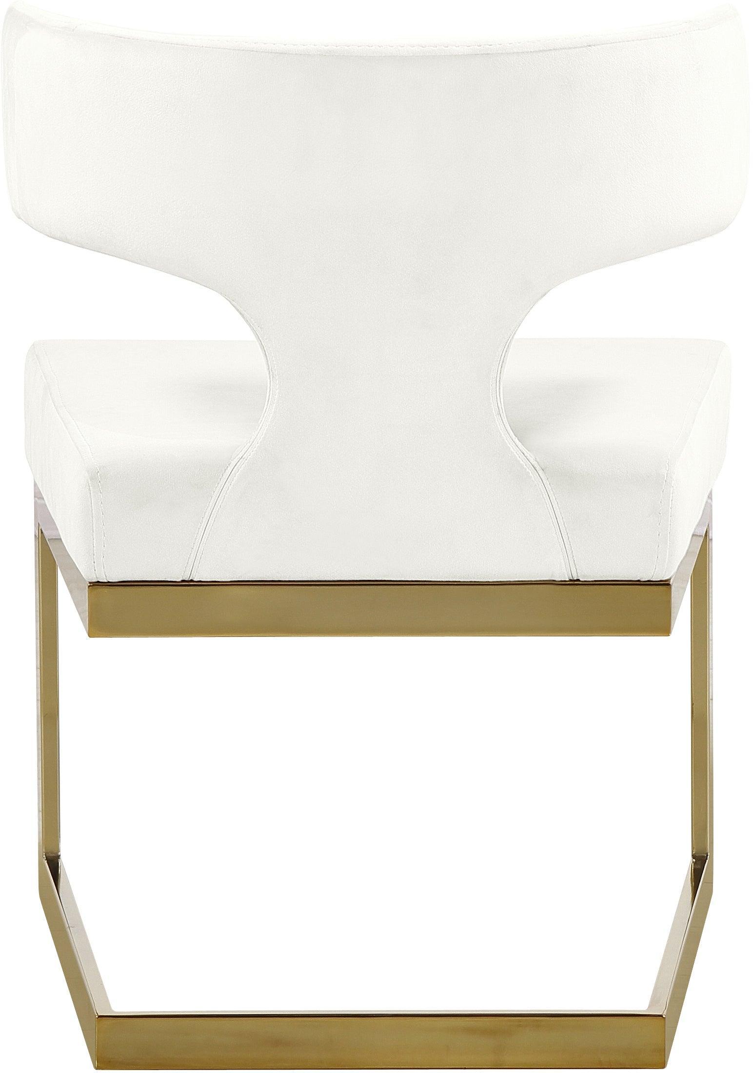 Alexandra Cream Velvet Dining Chair - Ella Furniture