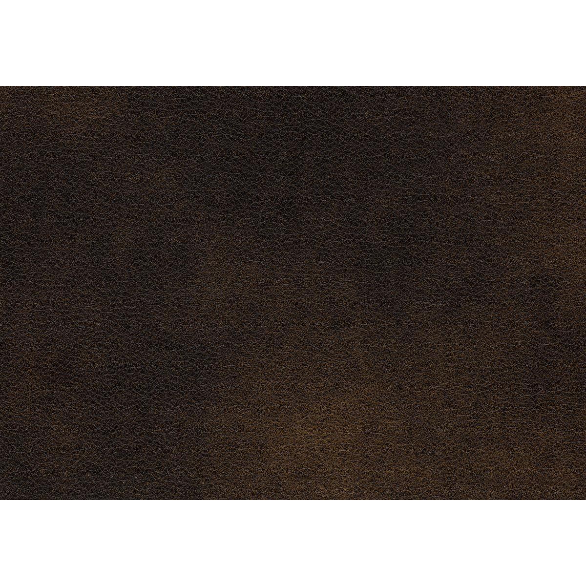 Croydon Brown Solid Wood And Plywood Faux Leather And Chenille Fabric Upholstered Tufted Sofa - Ella Furniture