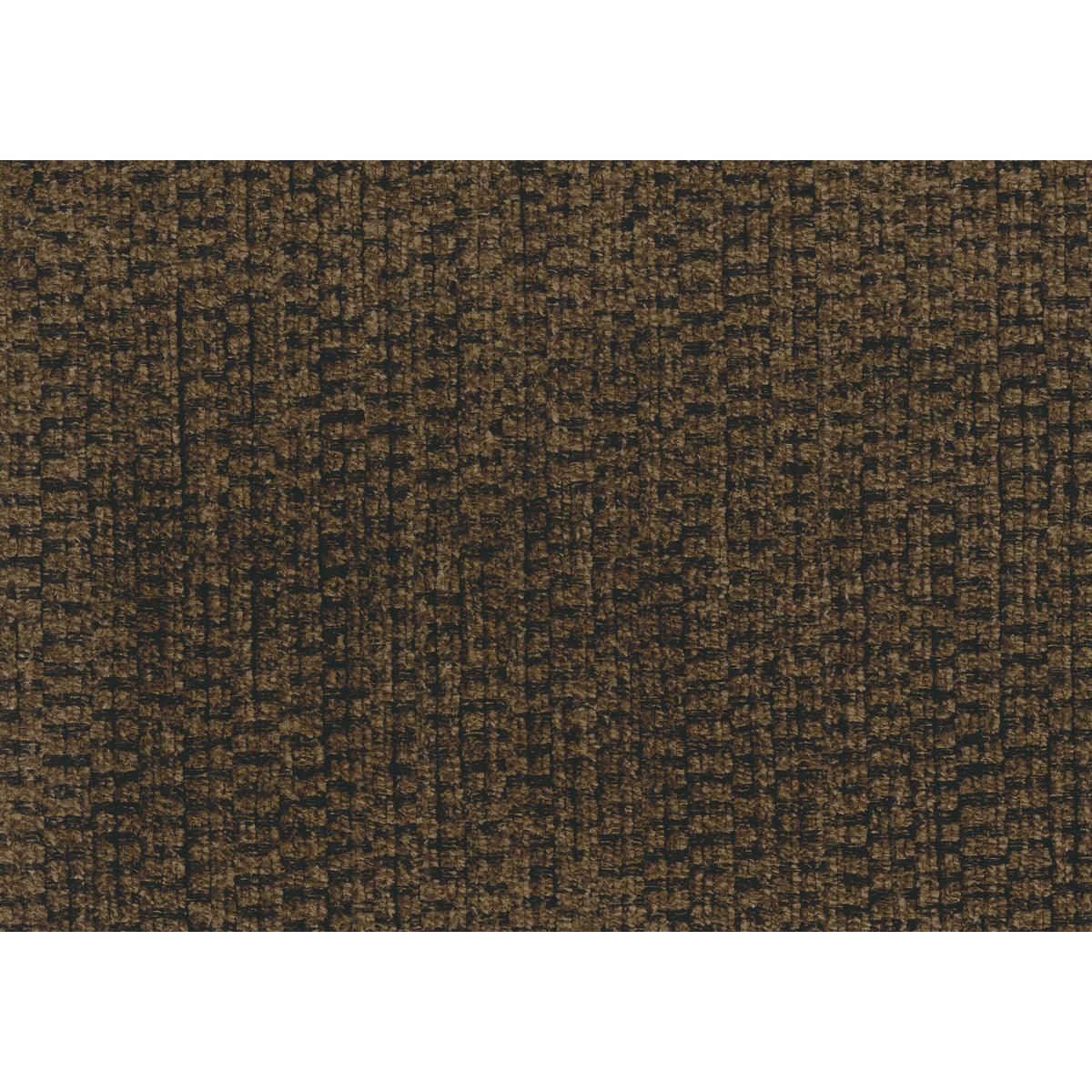 Croydon Brown Solid Wood And Plywood Faux Leather And Chenille Fabric Upholstered Tufted Sofa - Ella Furniture