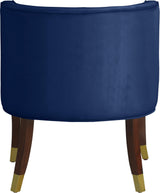 Perry Blue Velvet Dining Chair - Ella Furniture