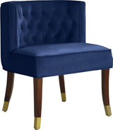 Perry Blue Velvet Dining Chair - Ella Furniture