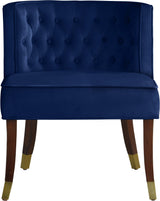 Perry Blue Velvet Dining Chair - Ella Furniture
