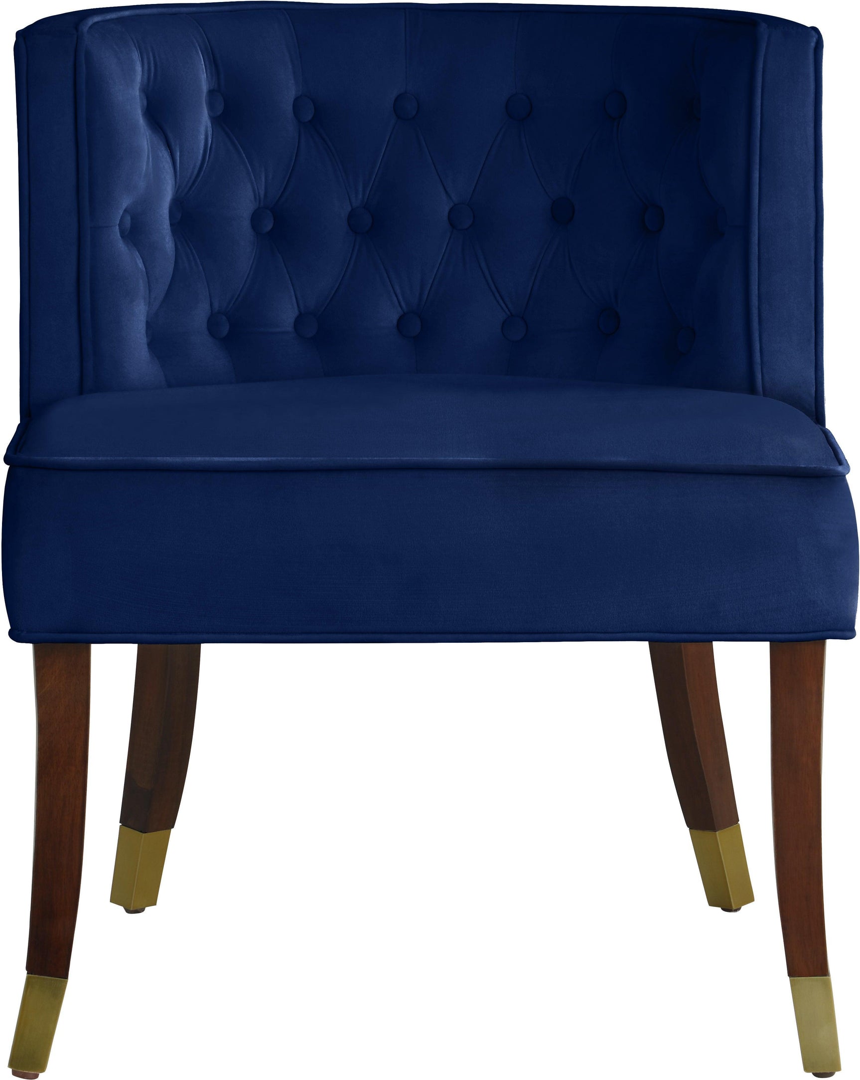 Perry Blue Velvet Dining Chair - Ella Furniture