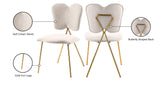 Angel Cream Velvet Dining Chair - Ella Furniture