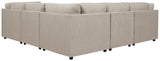 Kellway Bisque Chenille 5-Piece Sectional - Ella Furniture