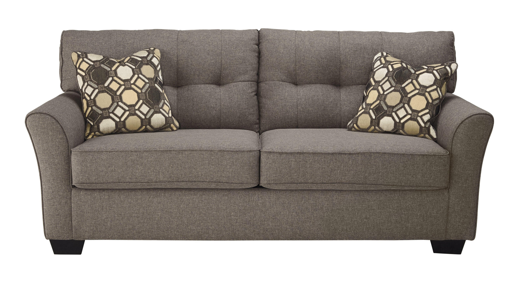 Tibbee Slate Chenille Sofa - Ella Furniture