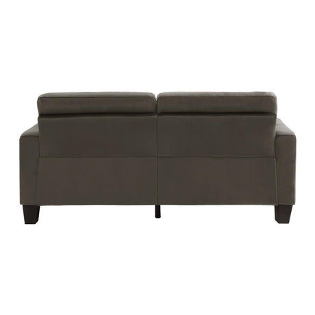 Lantana Chocolate Modern Contemporary Solid Wood And Plywood Fabric Upholstered Tufted Sofa - Ella Furniture