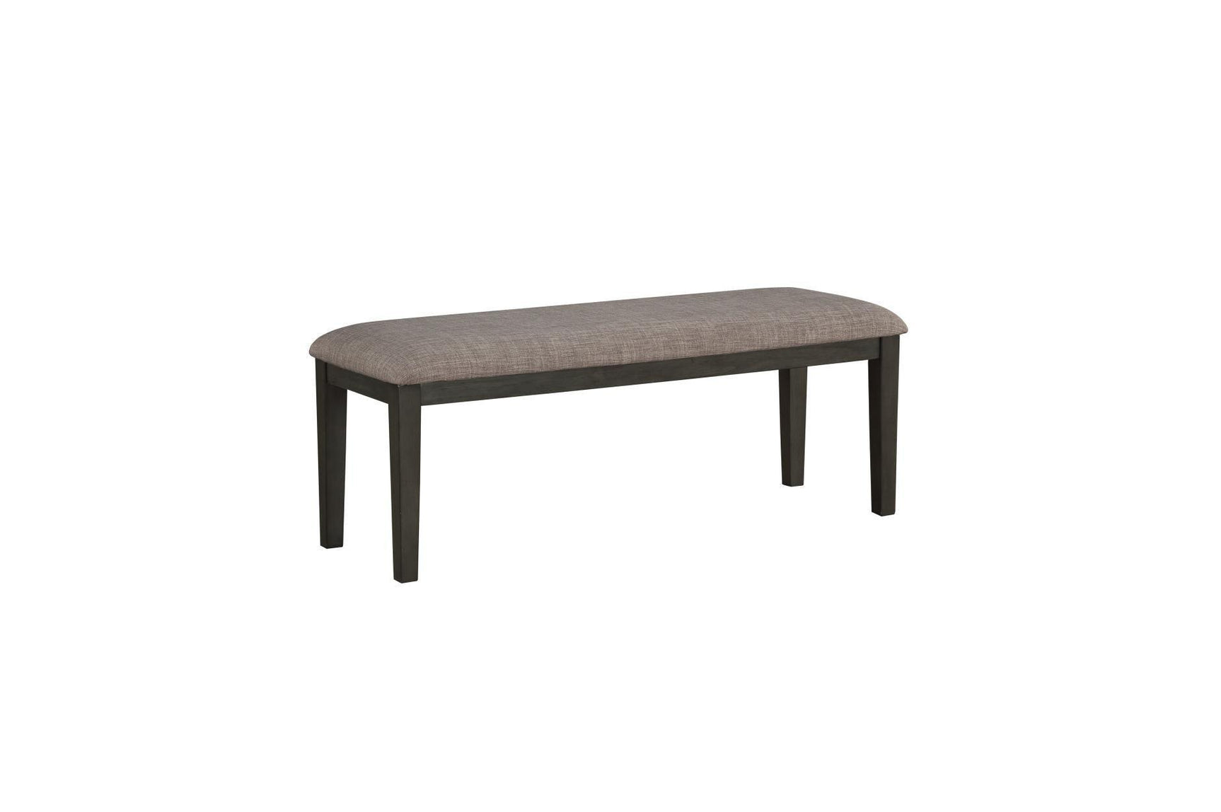 Baresford Gray Finish Contemporary Solid Wood Fabric Upholstery Seat Storage Dining Room Set - Ella Furniture