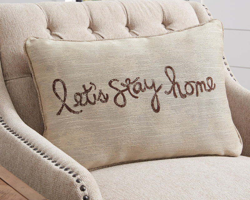 Lets Stay Home Chocolate Pillow (Set Of 4)