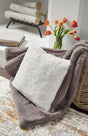 Gariland White Pillow - Ella Furniture