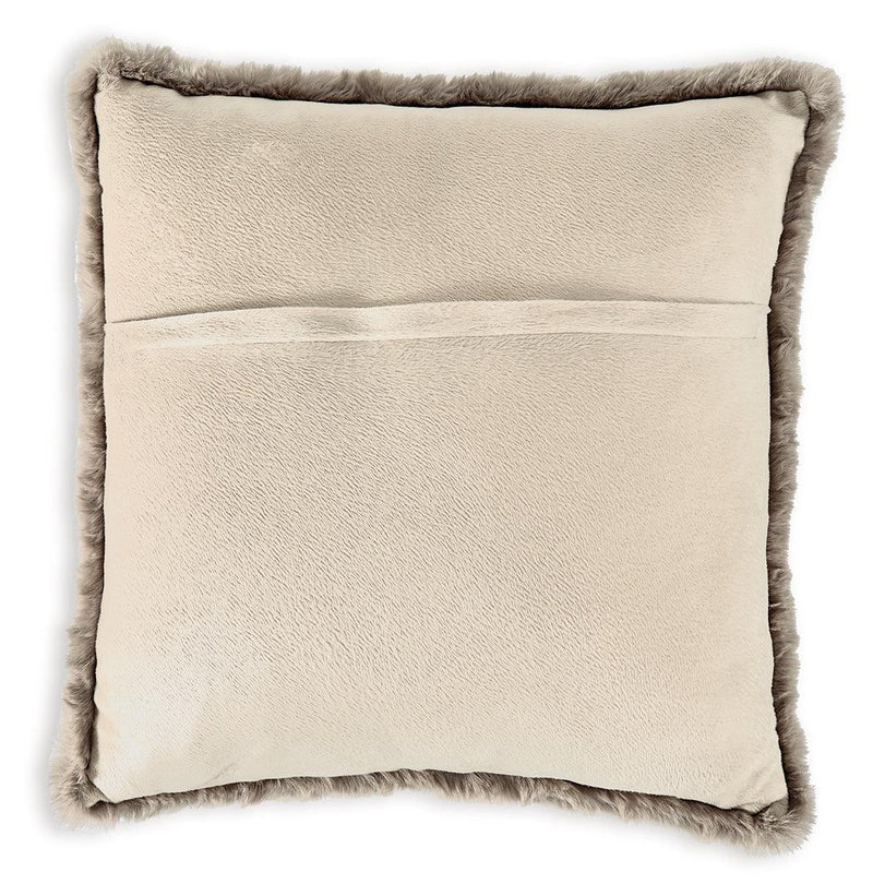 Gariland Taupe Pillow - Ella Furniture