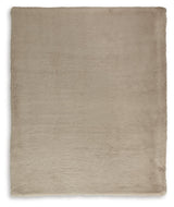 Gariland Taupe Throw - Ella Furniture