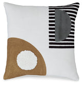 Longsum Black/White/honey Pillow (Set Of 4) - Ella Furniture