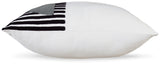 Longsum Black/White/honey Pillow - Ella Furniture