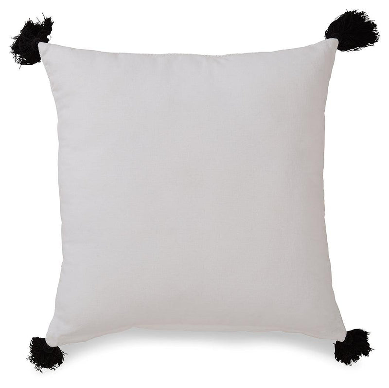 Mudderly Black/White Pillow - Ella Furniture
