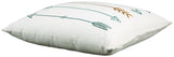 Gyldan White/teal/gold Pillow (Set Of 4) - Ella Furniture