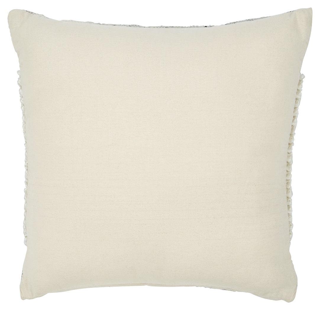 Rowcher Gray/white Pillow - Ella Furniture