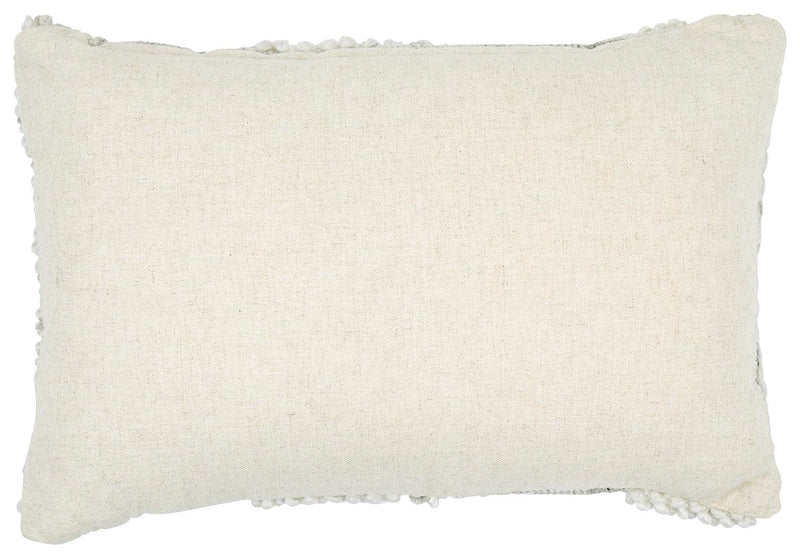 Standon Gray/white Pillow - Ella Furniture