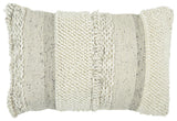 Standon Gray/white Pillow - Ella Furniture