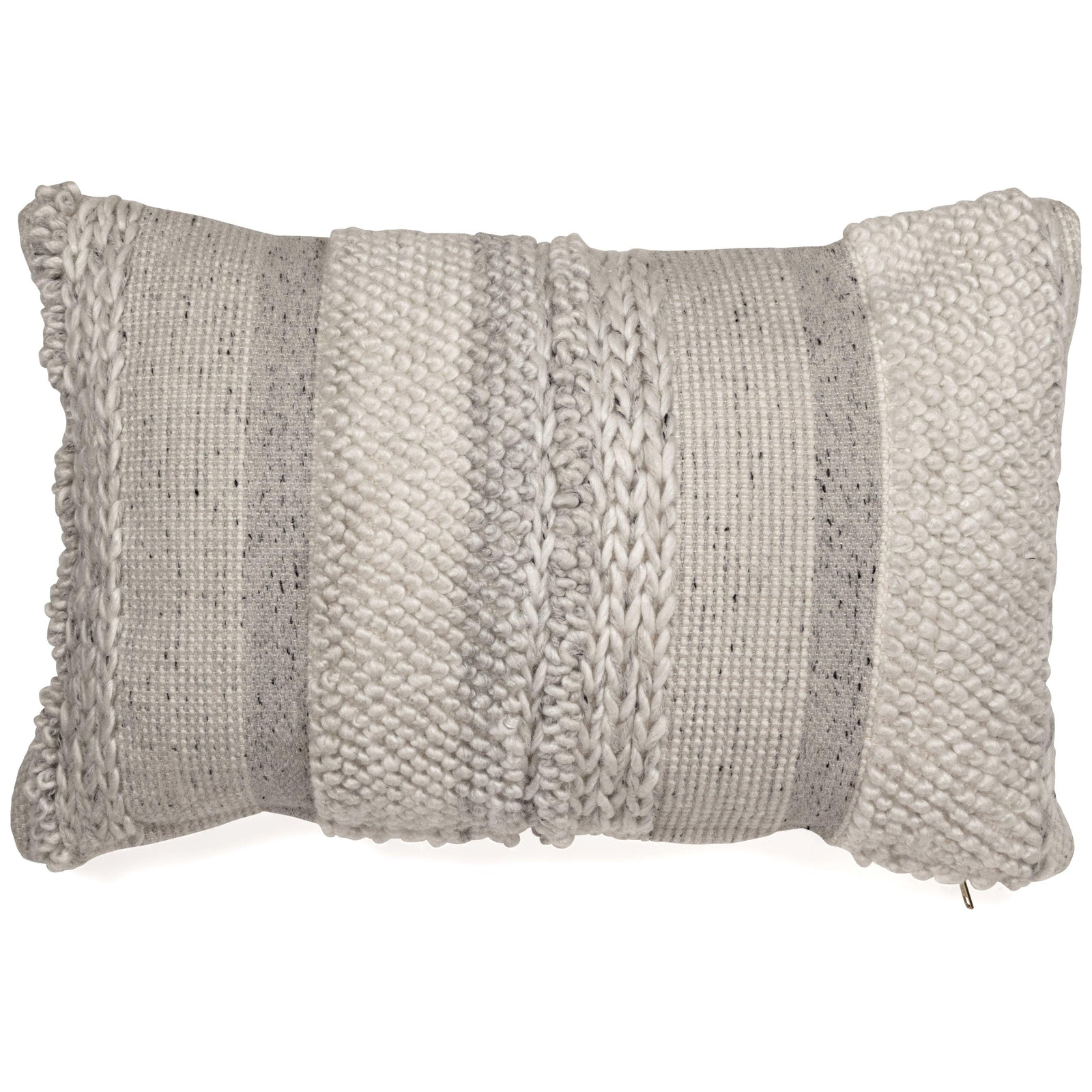 Standon Gray/white Pillow - Ella Furniture
