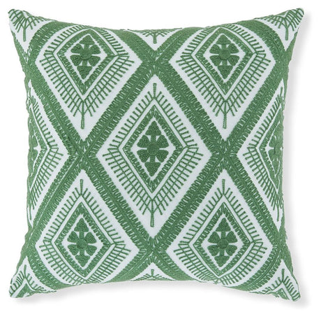 Bellvale Green/white Pillow (Set Of 4) - Ella Furniture