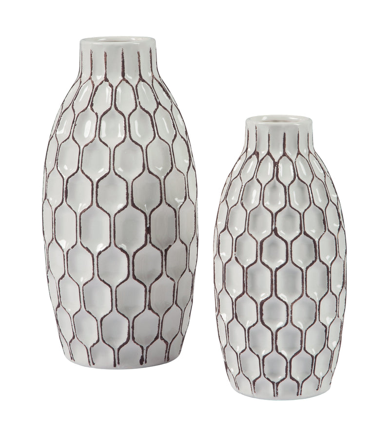 Dionna White Vase (Set Of 2)