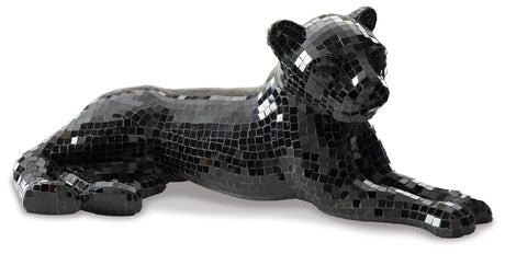 Drice Black Panther Sculpture - Ella Furniture