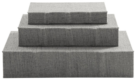 Jolina Gray Box (Set Of 3) - Ella Furniture