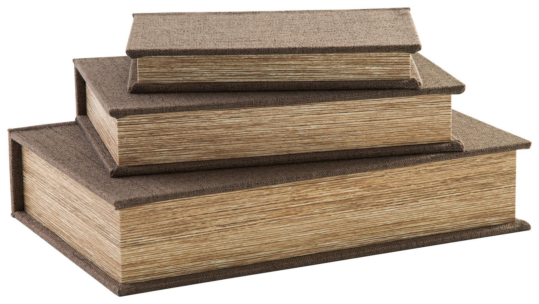 Jolina Brown Box (Set Of 3) - Ella Furniture