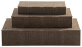 Jolina Brown Box (Set Of 3) - Ella Furniture