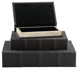 Jolina Black Box (Set Of 3) - Ella Furniture