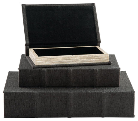 Jolina Black Box (Set Of 3) - Ella Furniture