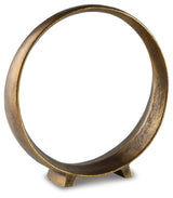 Ryandale Antique Brass Finish Sculpture (Set Of 2) - Ella Furniture