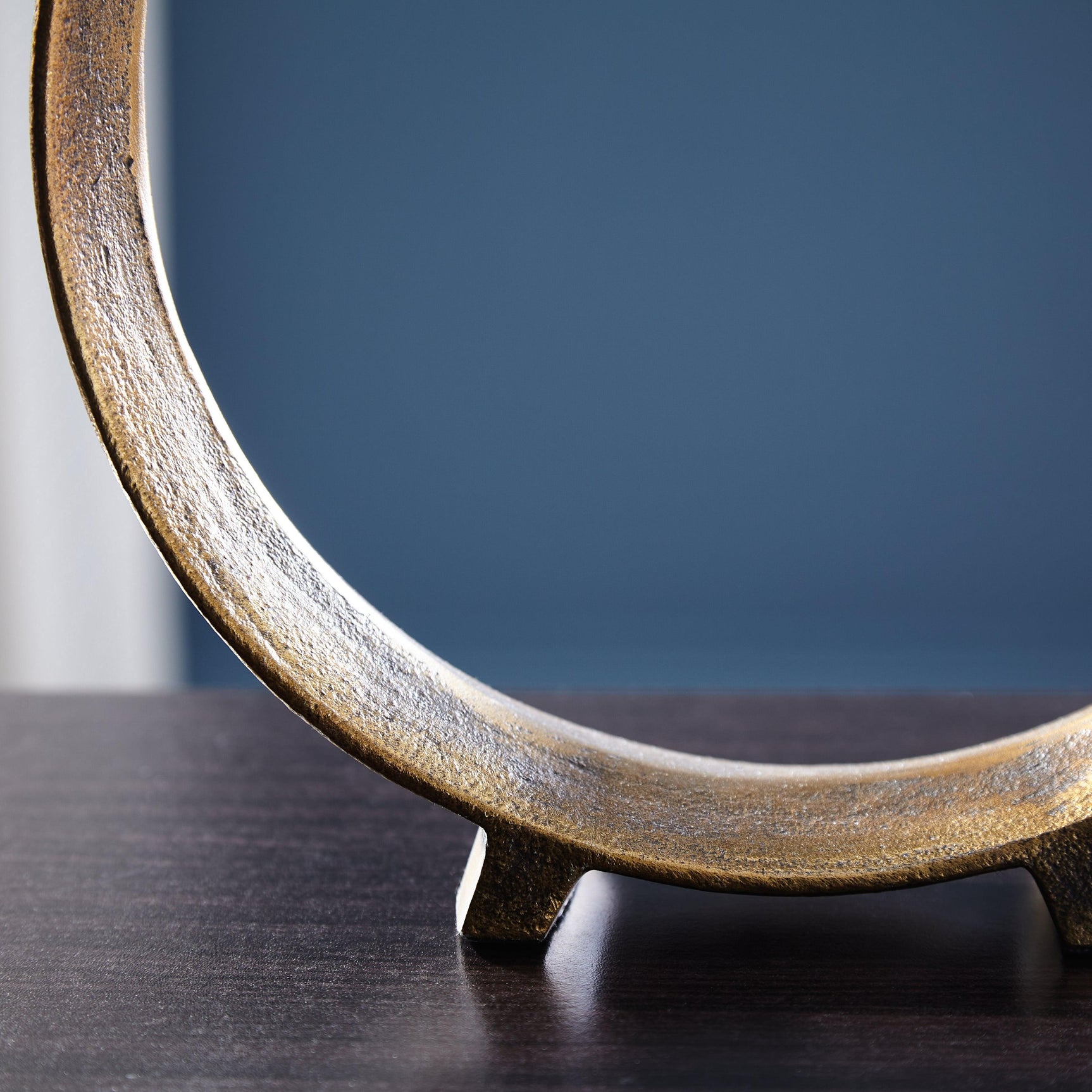 Ryandale Antique Brass Finish Sculpture (Set Of 2) - Ella Furniture
