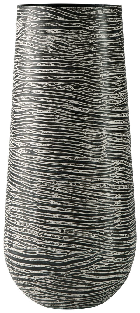 Fynn Antique Gray Vase - Ella Furniture