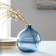 Lemmitt Navy Vase - Ella Furniture