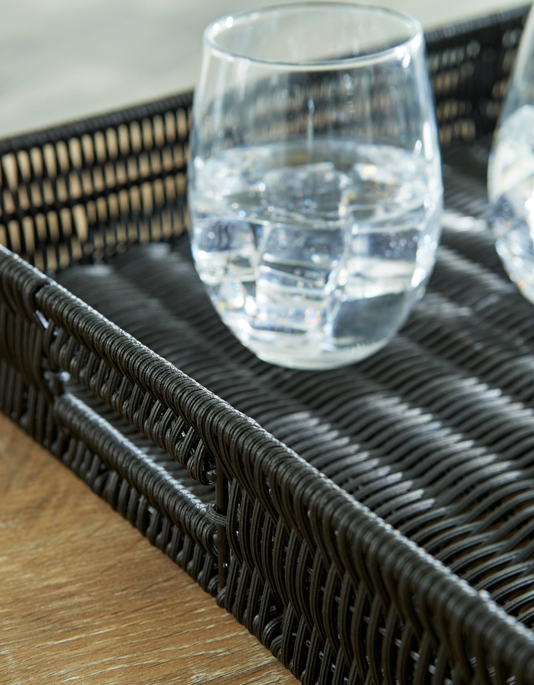 Evonne Black Tray - Ella Furniture