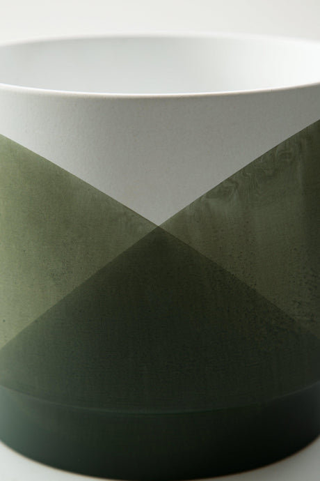 Ardenridge Green/white Planter (Set Of 2) - Ella Furniture