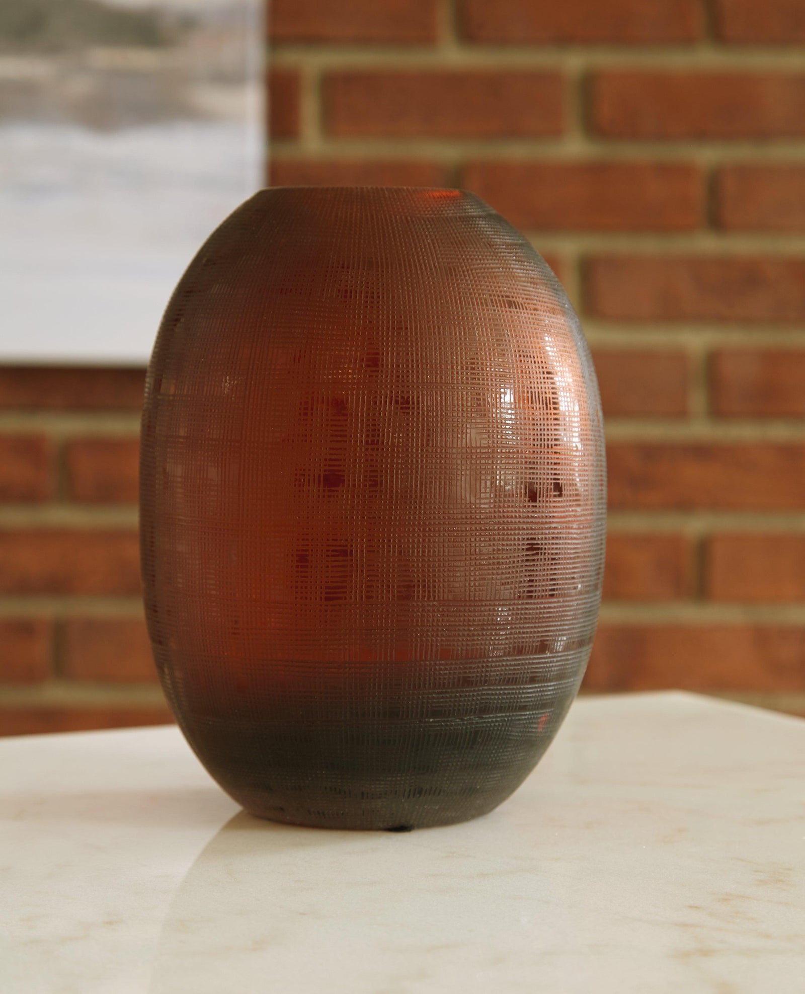 Embersen Amber Vase (Set Of 2) - Ella Furniture