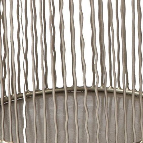 Dympna 5-Piece Silver Accessory Set close-up finish