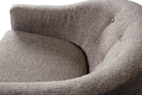 Upshur Taupe Accent Chair - Ella Furniture