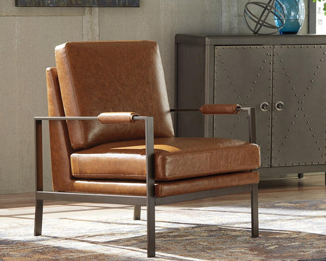 Peacemaker Brown Accent Chair - Ella Furniture