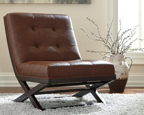 Sidewinder Brown Accent Chair - Ella Furniture