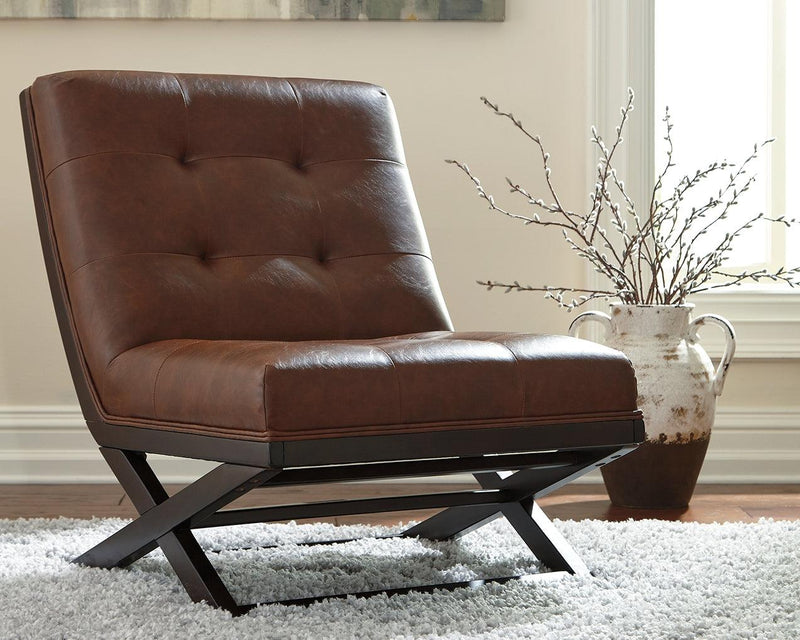 Sidewinder Brown Accent Chair