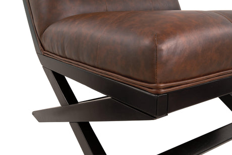 Sidewinder Brown Accent Chair - Ella Furniture