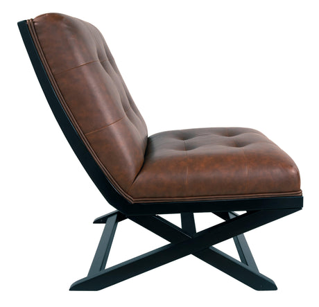 Sidewinder Brown Accent Chair - Ella Furniture